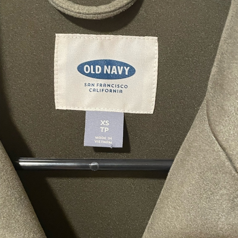 Old Navy Olive Green Women's Moto Jacket XS - Picture 2 of 9